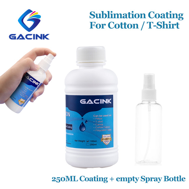 250ml Sublimation Coating Spray Suitable For Pretreatment of Cotton  Materials Such as Clothes All Fabric Quick